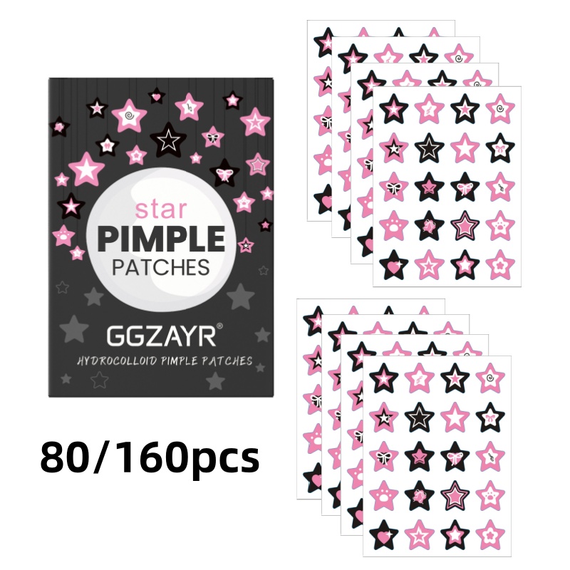 Skincare Gentle - Set Patch Jerawat Bintang 80/160 Buah