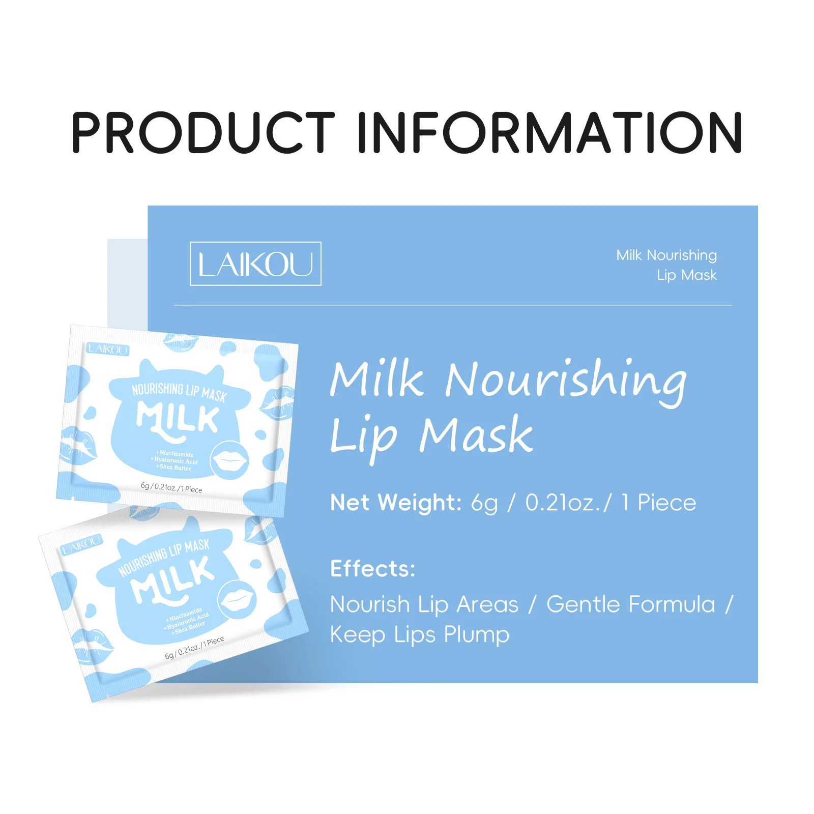 Skincare Pink - Kosmetik Perawatan Kulit LAIKOU 10pcs Masker