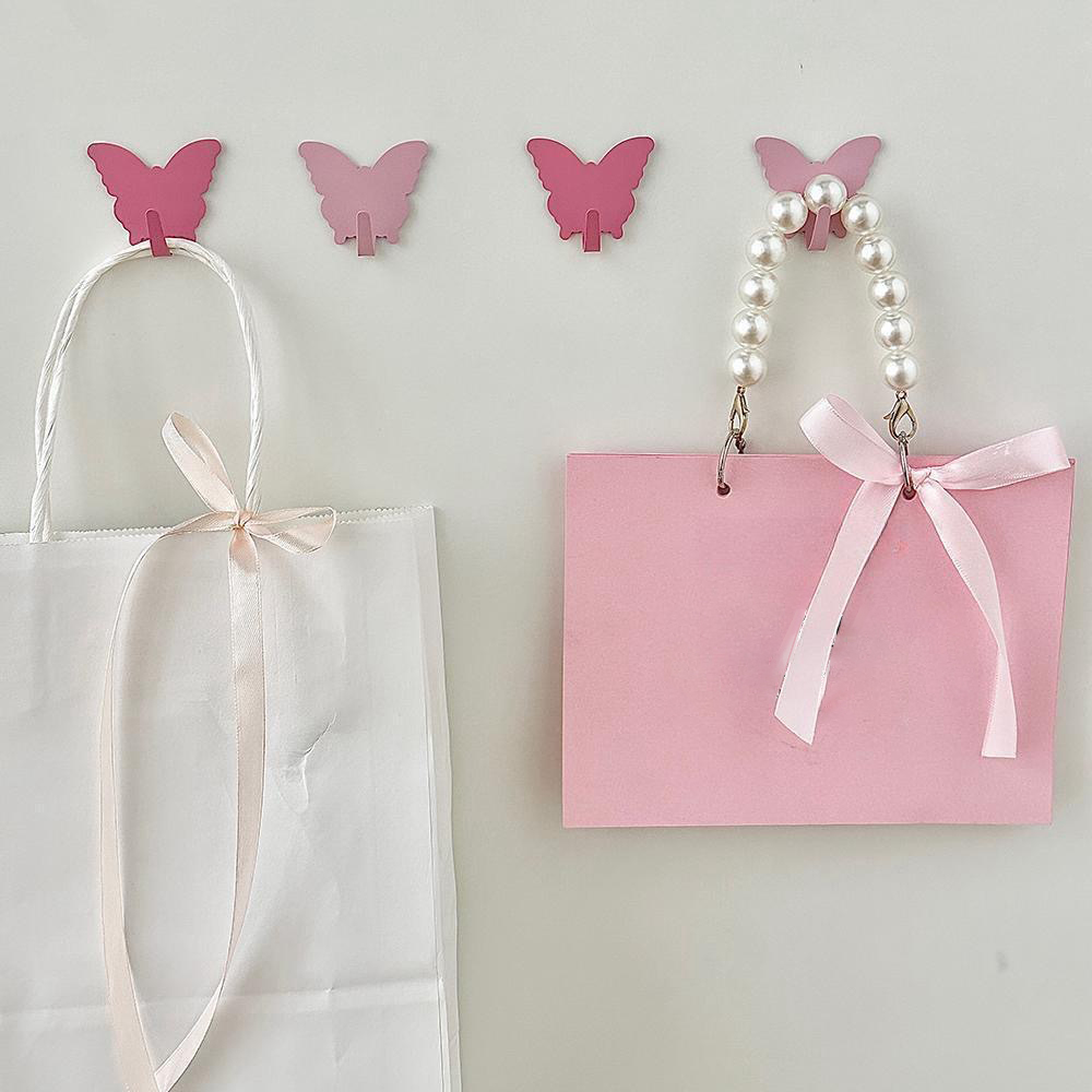 Skincare Pink - 3 Buah Gantungan Serbaguna Bentuk Kupu-kupu