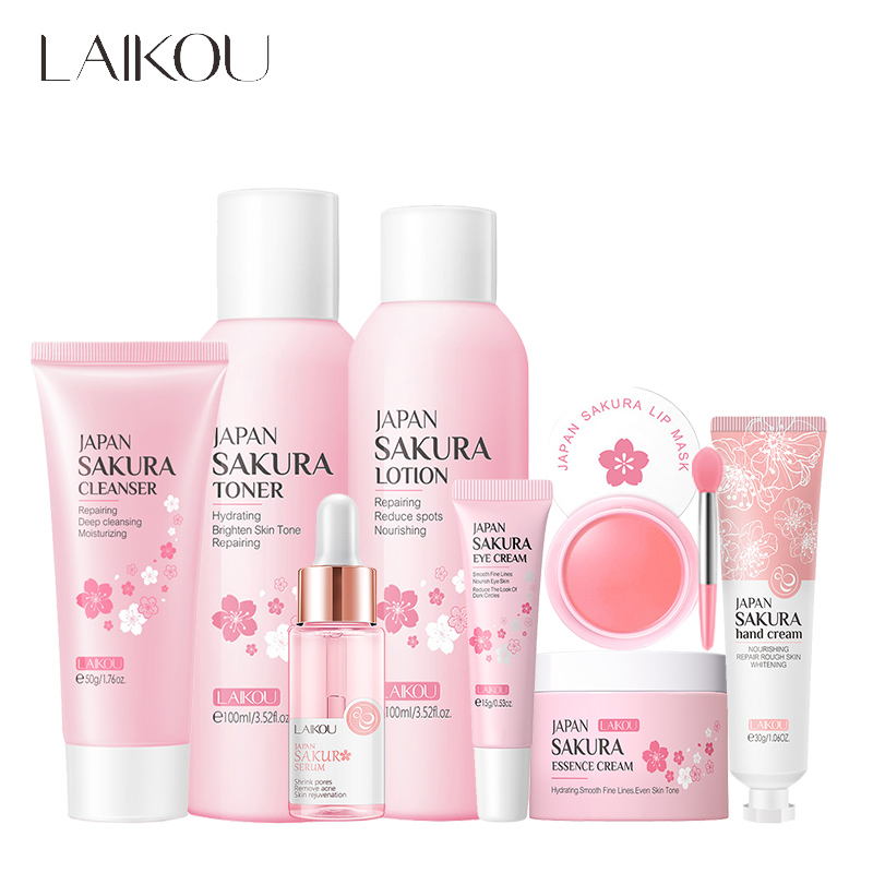 Skincare Niacinamide - LAIKOU krim kecantikan wajah, 8 buah