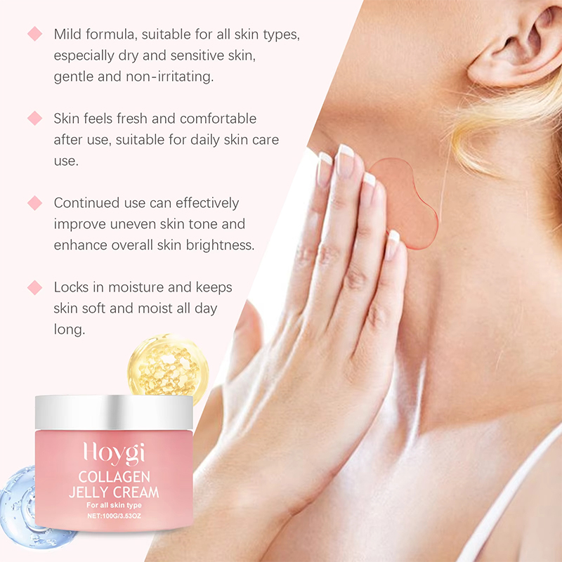 100G Krim Wajah Jeli Kolagen L - Skincare Niacinamide ulasan dan harga
