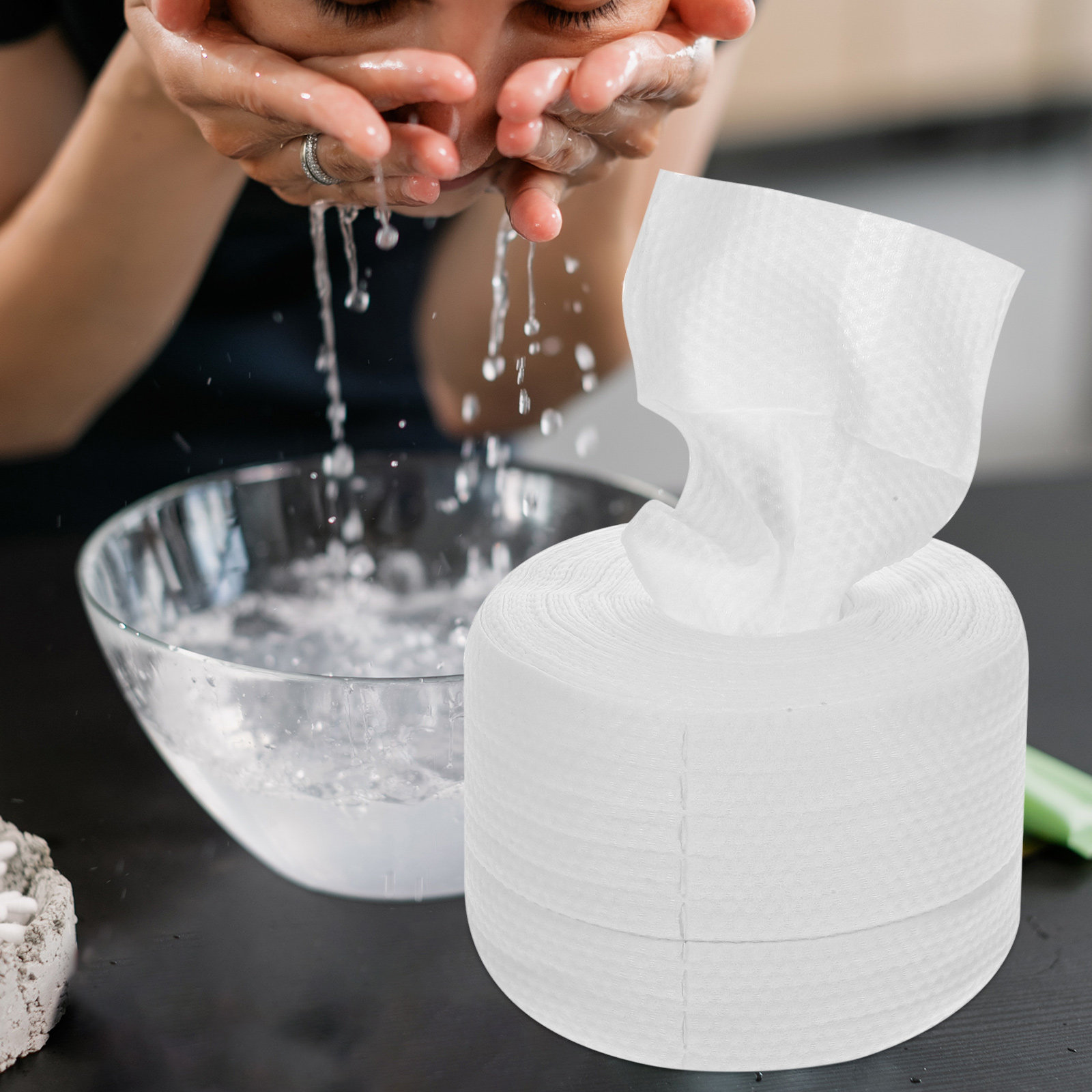 60Pcs Handuk Wajah Katun Sekal - Skincare Gentle ulasan dan harga