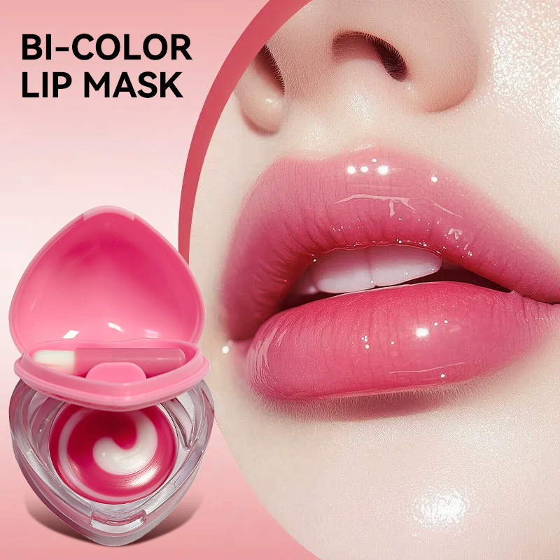 Luckgo Heart Double Color Lip  - Skincare Pink ulasan dan harga