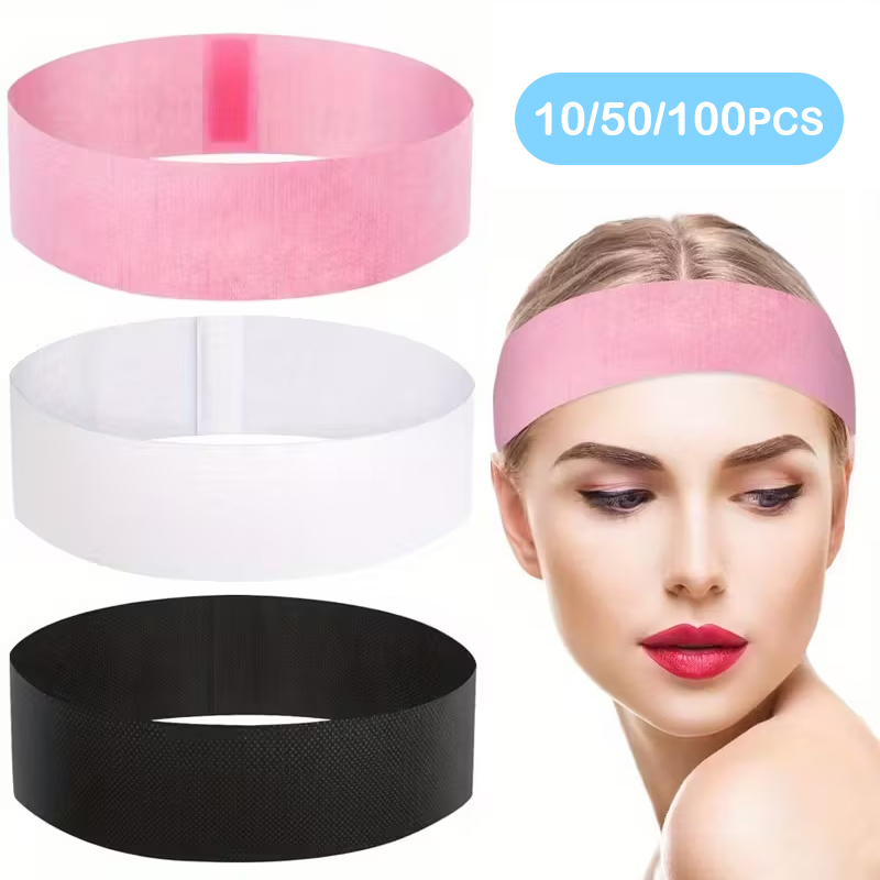 10/50/100 Buah Ikat Kepala Sek - Skincare Pink ulasan dan harga
