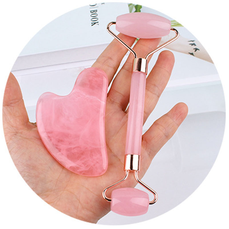Roller Resin Gua Sha Alami War - Skincare Pink ulasan dan harga