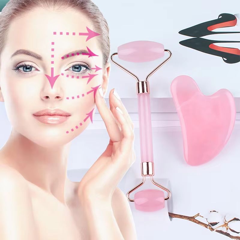 Roller Resin Gua Sha Alami War - Skincare Pink ulasan dan harga