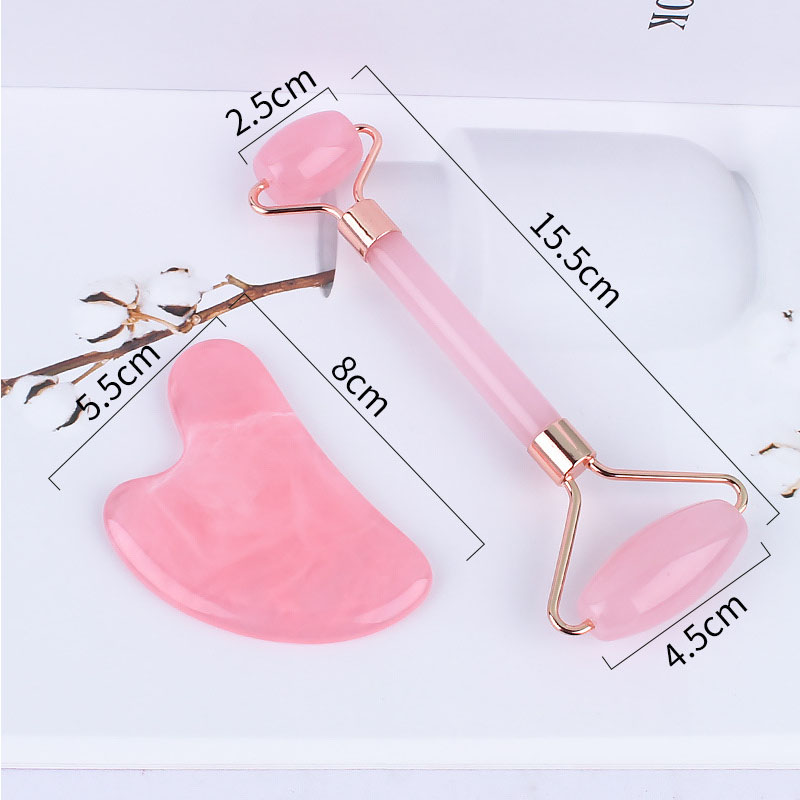 Roller Resin Gua Sha Alami War - Skincare Pink ulasan dan harga